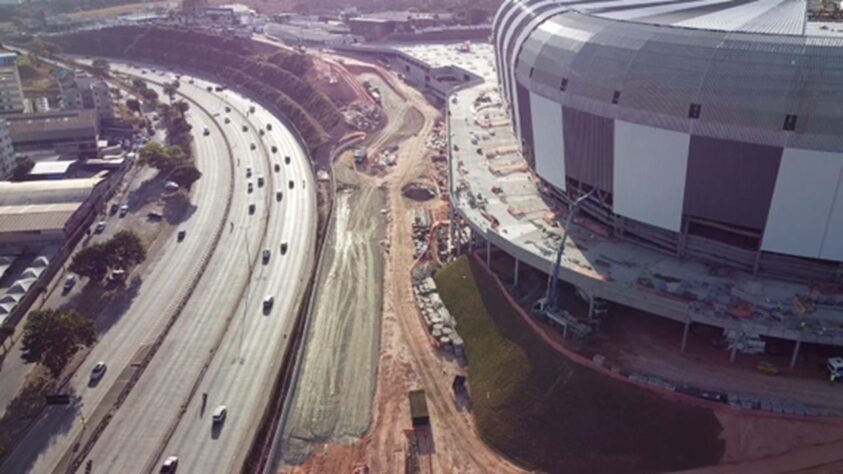 GALERIA: Veja como estão as obras do novo estádio do Atlético Mineiro