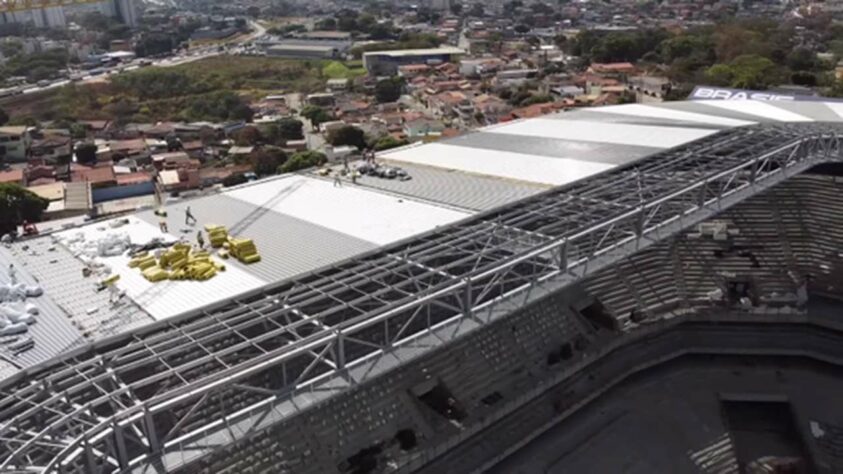 GALERIA: Veja como estão as obras do novo estádio do Atlético Mineiro