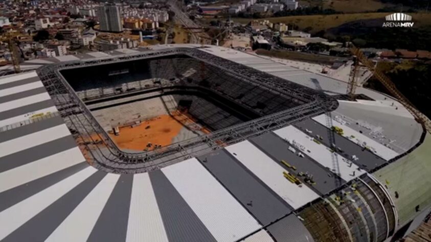 GALERIA: Veja como estão as obras do novo estádio do Atlético Mineiro