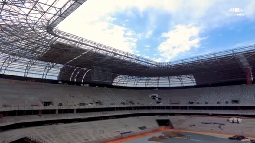 GALERIA: Veja como estão as obras do novo estádio do Atlético Mineiro