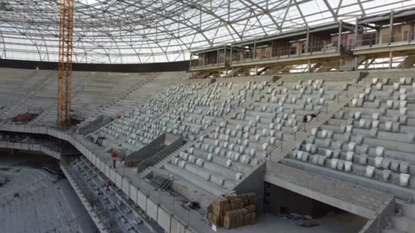 GALERIA: Veja como estão as obras do novo estádio do Atlético Mineiro