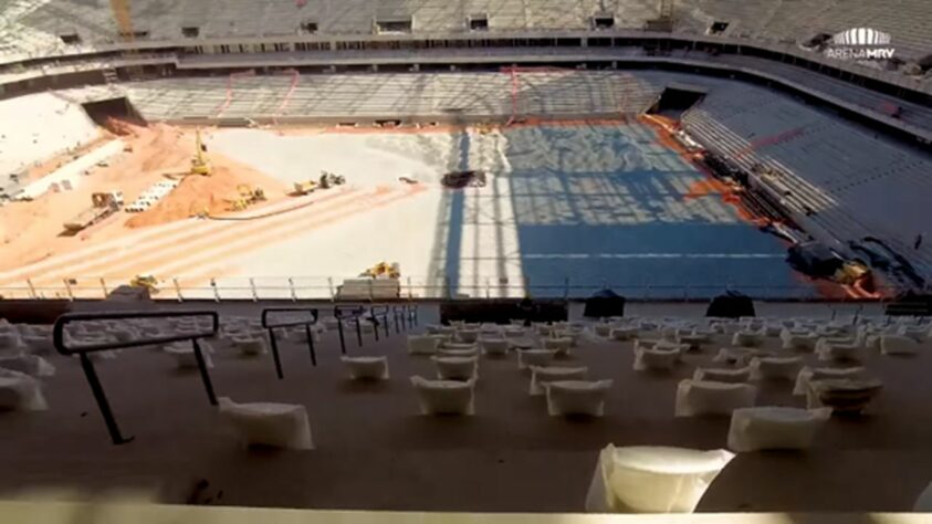 GALERIA: Veja como estão as obras do novo estádio do Atlético Mineiro