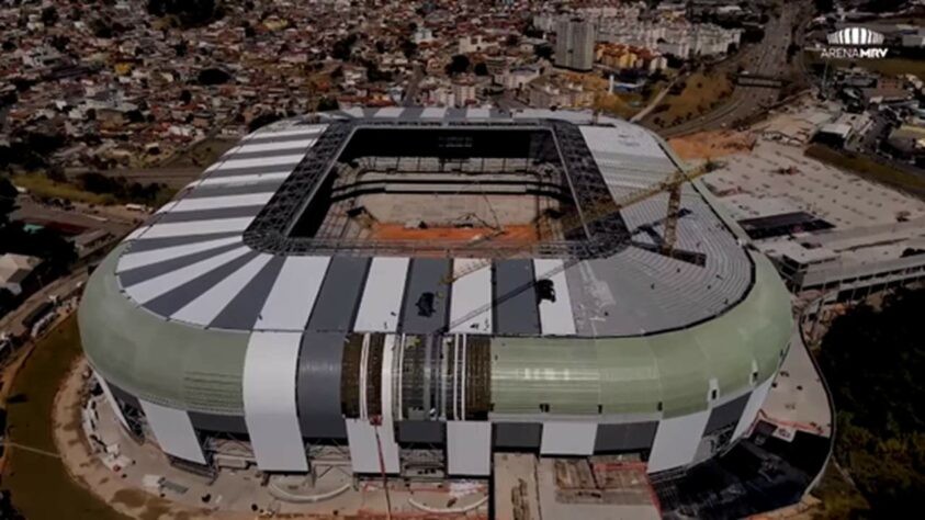 GALERIA: Veja como estão as obras do novo estádio do Atlético Mineiro