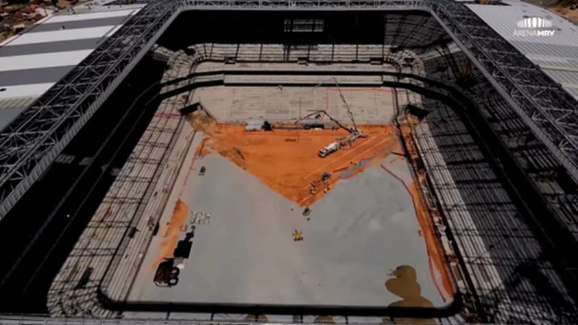 GALERIA: Veja como estão as obras do novo estádio do Atlético Mineiro