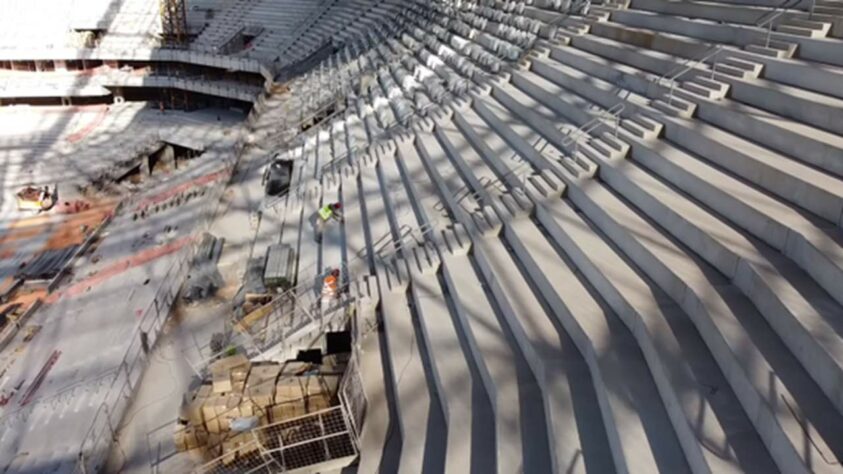 GALERIA: Veja como estão as obras do novo estádio do Atlético Mineiro