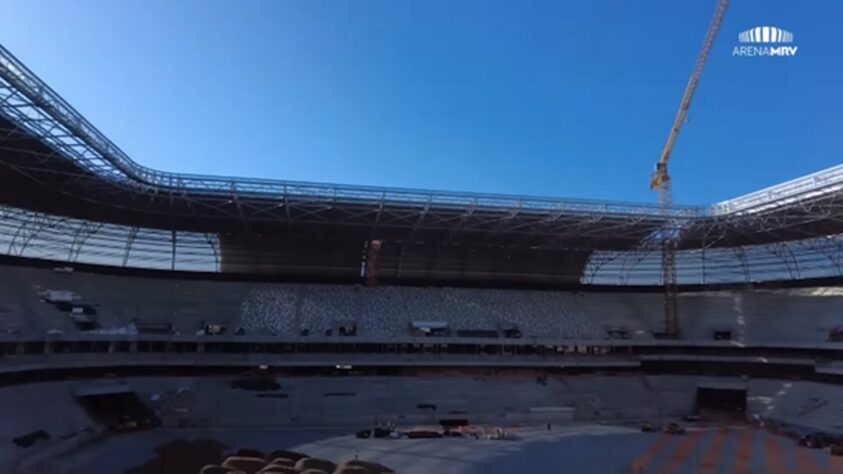 GALERIA: Veja como estão as obras do novo estádio do Atlético Mineiro