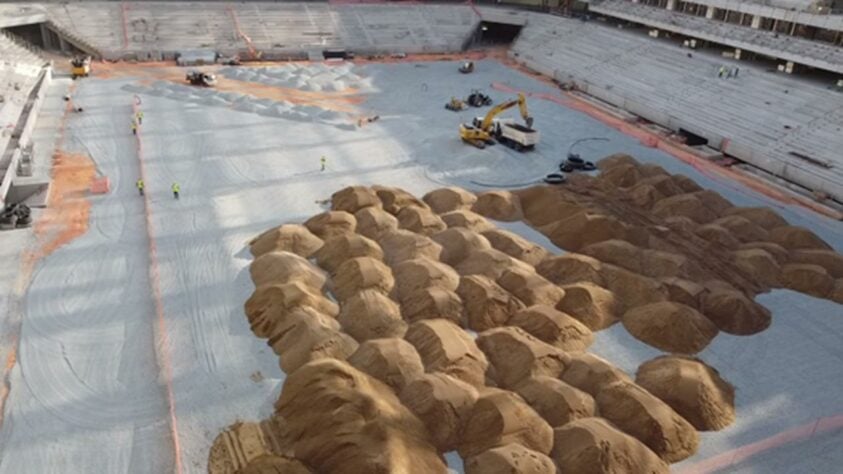 GALERIA: Veja como estão as obras do novo estádio do Atlético Mineiro