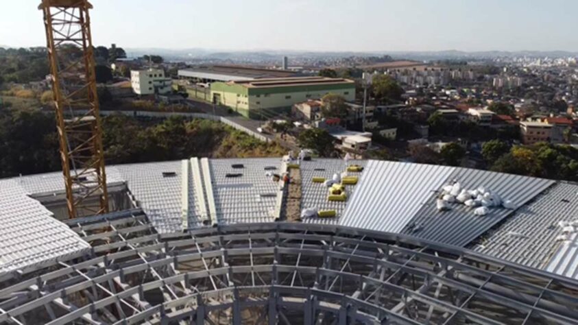 GALERIA: Veja como estão as obras do novo estádio do Atlético Mineiro