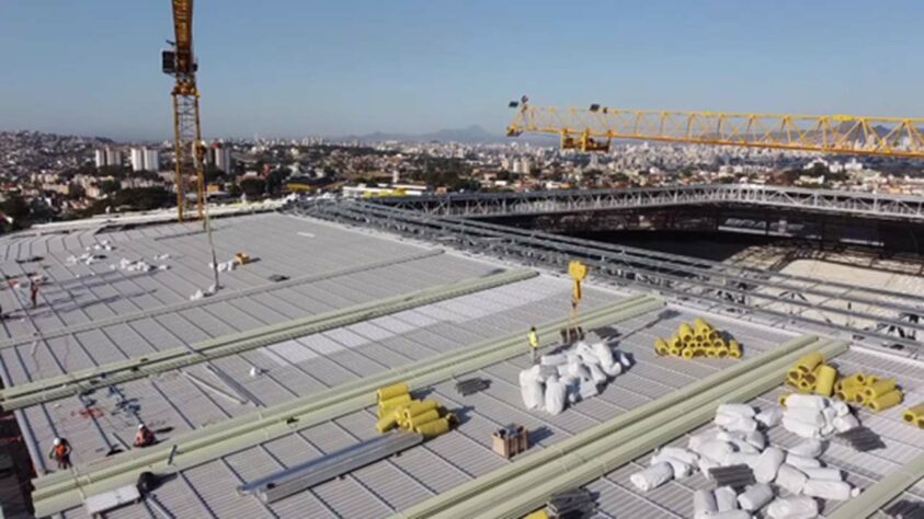 GALERIA: Veja como estão as obras do novo estádio do Atlético Mineiro