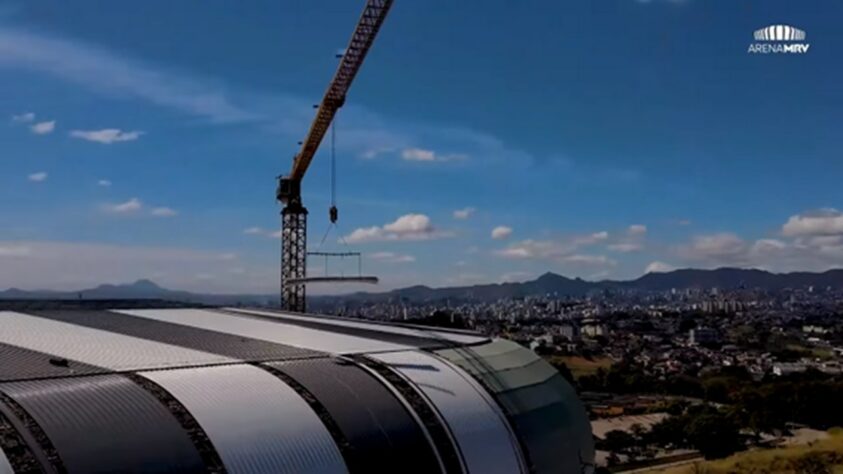 GALERIA: Veja como estão as obras do novo estádio do Atlético Mineiro