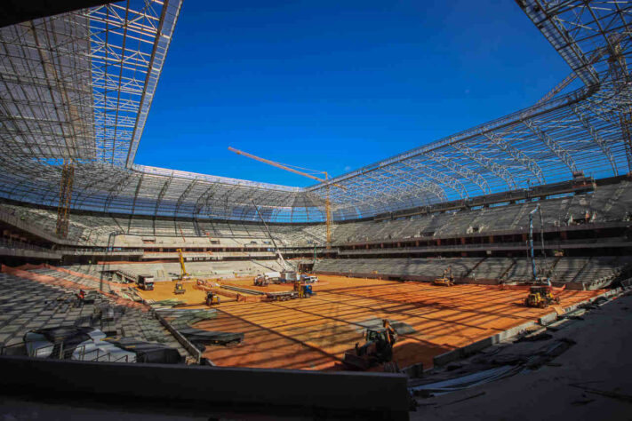 A Arena MRV terá um espaço para receber até 104 profissionais na tribuna de imprensa.