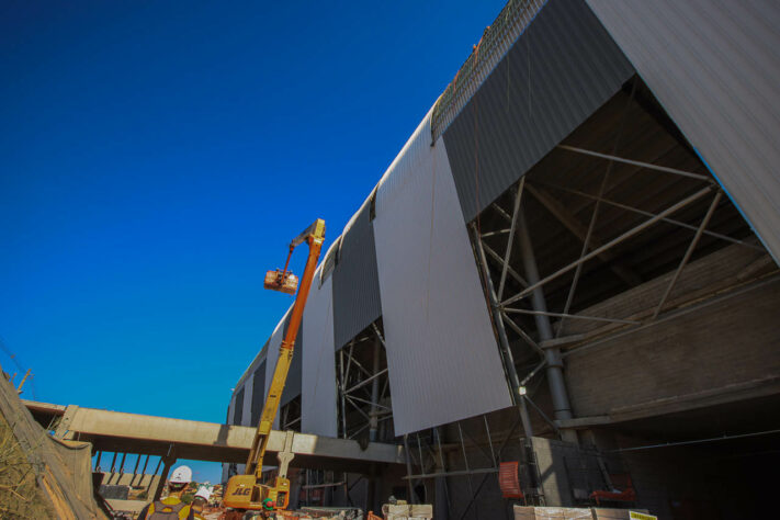 O LANCE! fez uma visita exclusiva no futuro estádio do Galo.