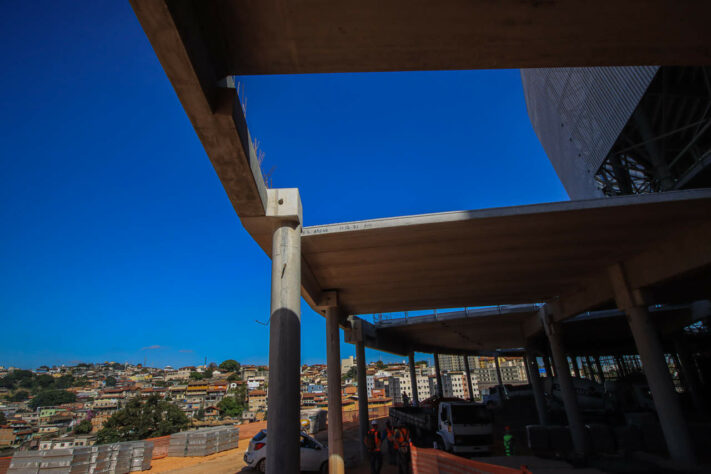 O projeto do estádio foi feito visando à mobilidade e o acesso de pessoas com necessidades especiais a todos setores.