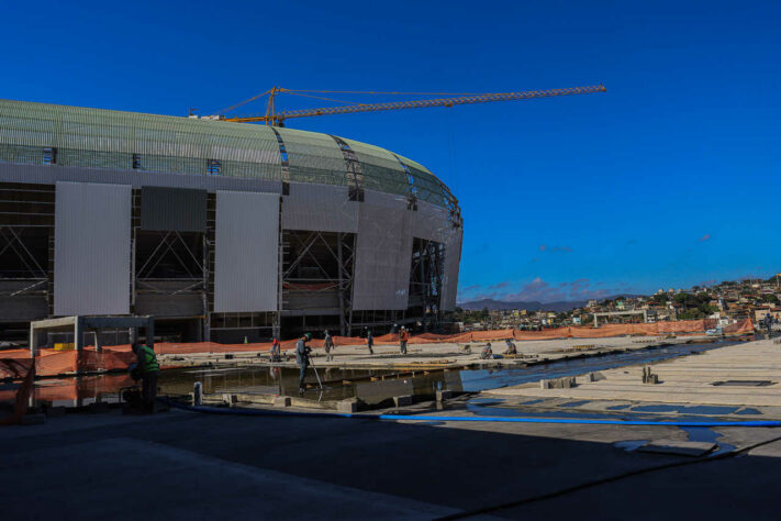 Nos dias que não tiver jogos, a Esplanada da Arena MRV ficará à disposição da população.