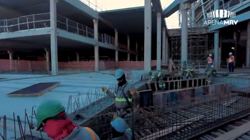 GALERIA: Veja como estão as obras do novo estádio do Atlético Mineiro.