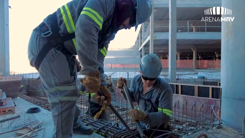 GALERIA: Veja como estão as obras do novo estádio do Atlético Mineiro.