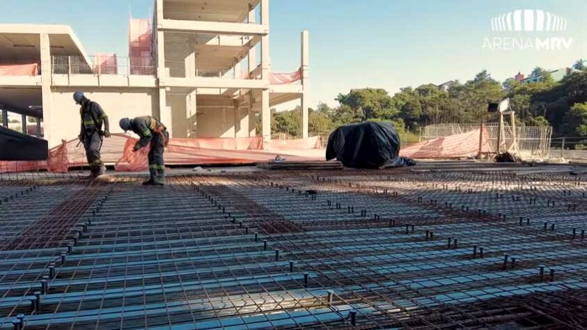 GALERIA: Veja como estão as obras do novo estádio do Atlético Mineiro.