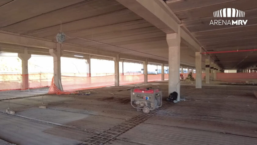 GALERIA: Veja como estão as obras do novo estádio do Atlético Mineiro.