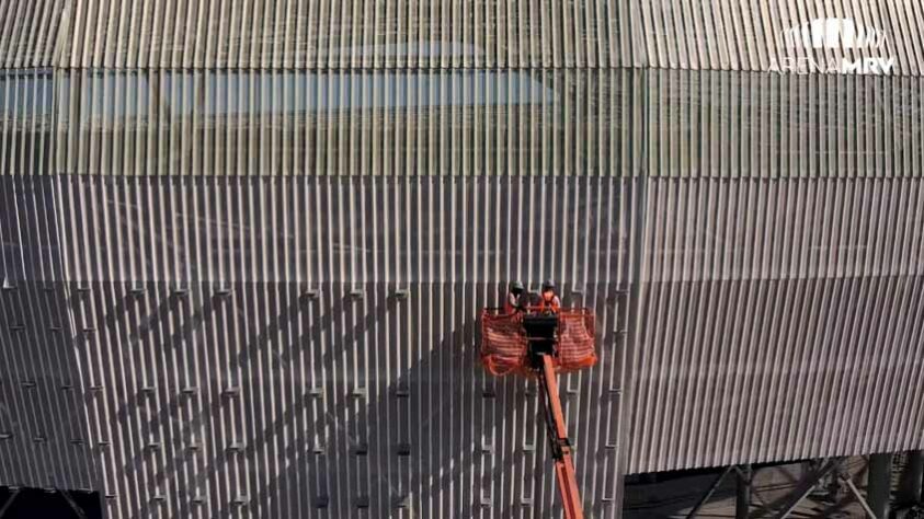 GALERIA: Veja como estão as obras do novo estádio do Atlético Mineiro.