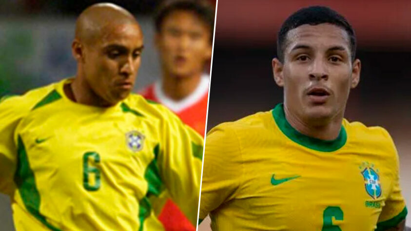 Roberto Carlos (Seleção Brasileira 2002) x Guilherme Arana (Seleção Brasileira 2022)