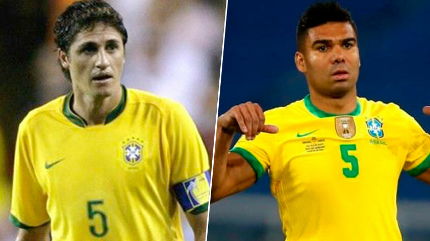 Edmilson (Seleção Brasileira 2002) x Casemiro (Seleção Brasileira 2022)