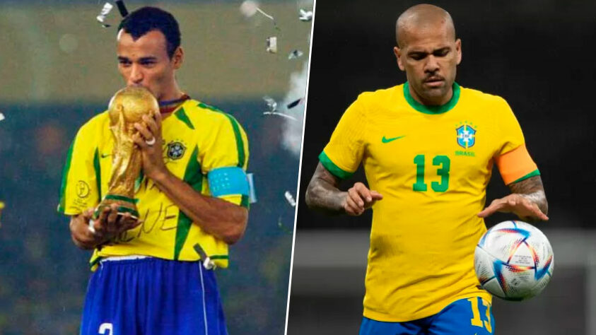 Cafú (Seleção Brasileira 2002) x Dani Alves (Seleção Brasileira 2022)