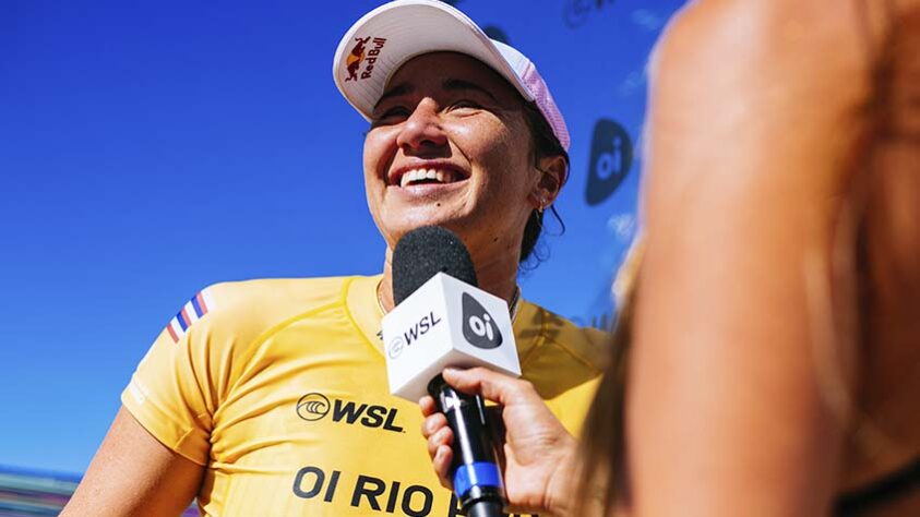 Carissa Moore foi a campeã da chave feminina na Oi Rio Pro.