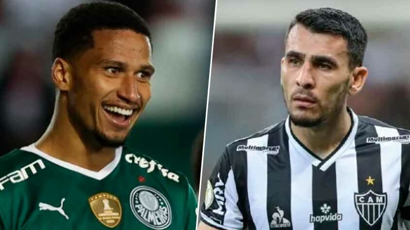 Murilo (Palmeiras) x Júnior Alonso (Atlético-MG)