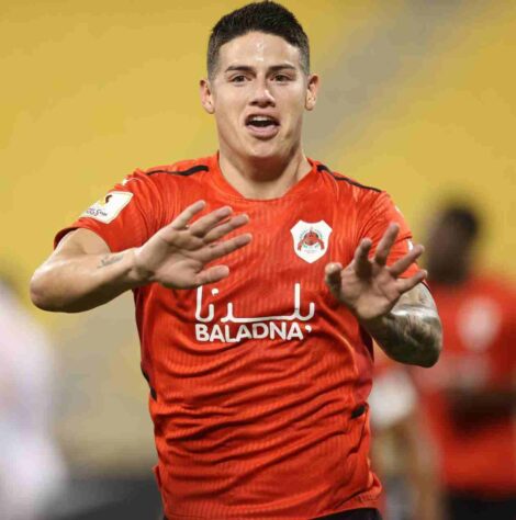 James Rodríguez (meia) - Um dos colombianos mais conhecidos, o jogador de 32 anos teve como seu último clube o Al-Rayyan. Passou por Bayern de Munique e Real Madrid na carreira.