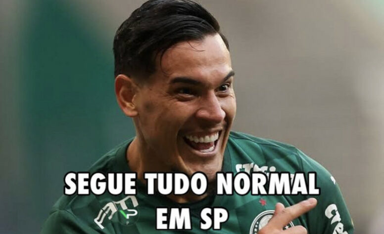 Os melhores memes da virada do Palmeiras sobre o São Paulo, no Morumbi, pela 13ª rodada do Brasileirão.