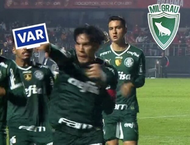 Os melhores memes da virada do Palmeiras sobre o São Paulo, no Morumbi, pela 13ª rodada do Brasileirão.