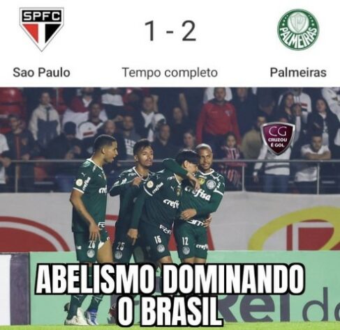 Os melhores memes da virada do Palmeiras sobre o São Paulo, no Morumbi, pela 13ª rodada do Brasileirão.