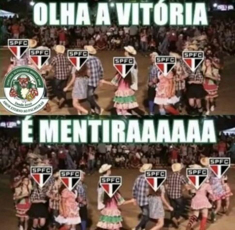 Os melhores memes da virada do Palmeiras sobre o São Paulo, no Morumbi, pela 13ª rodada do Brasileirão.