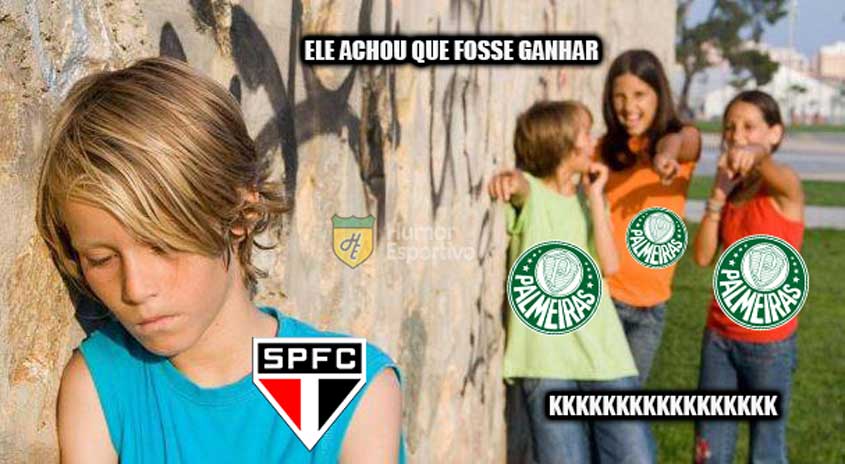 Os melhores memes da virada do Palmeiras sobre o São Paulo, no Morumbi, pela 13ª rodada do Brasileirão.