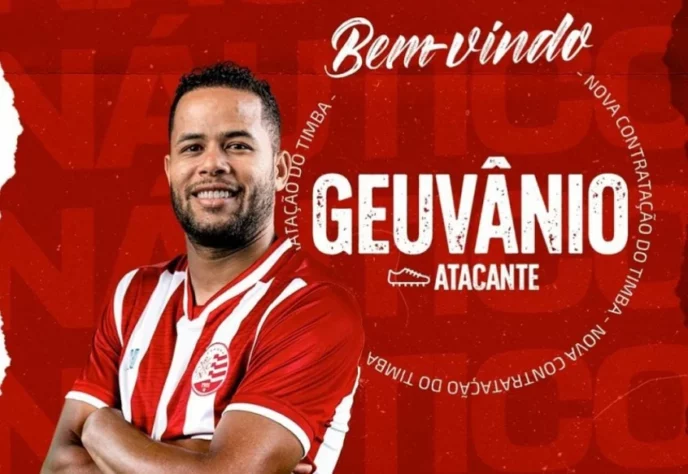 FECHADO -  O Náutico anunciou como reforço um velho conhecido do grande público que acompanha o futebol nacional: o atacante Geuvânio, nome que teve como última equipe a Chapecoense, na temporada passada.