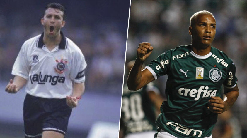 A polêmica entre Neto e Deyverson parece longe do fim. Após o atacante palmeirense provocar o apresentador da Band no podcast ‘Fala, Brasólho’, do Canal Desimpedidos, o ídolo do Corinthians rebateu nas redes sociais, dando sequência à confusão. Diante desse cenário, o LANCE! colocou frente à frente a história dos dois. Quem foi maior no futebol levando em conta oito quesitos? Confira! 