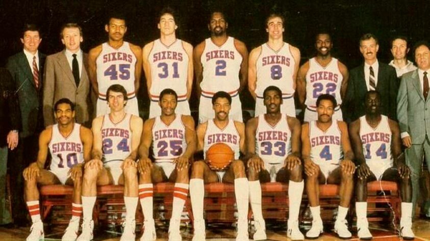 Philadelphia 76ers: 3 títulos - 1955, 1967 e 1983 (foto)