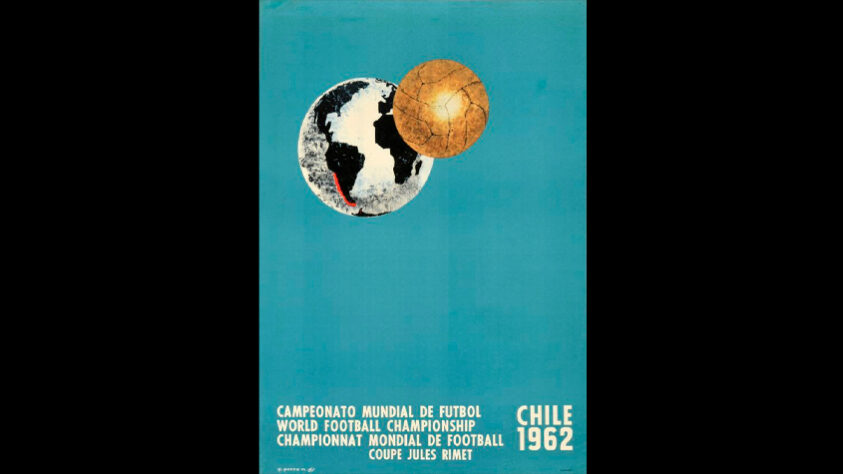 Pôster da Copa do Mundo de 1962 (Chile)