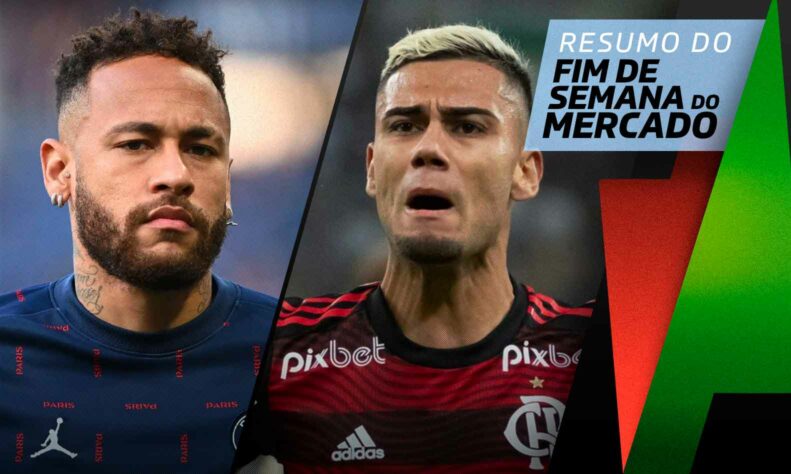 Neymar pensa em sair do PSG após declarações de presidente do clube. Clube inglês chega a acordo pela compra de Andreas Pereira. Brasileiro de saída para o Arsenal. Tudo isso e muito mais aqui, no resumo do fim de semana do Mercado!