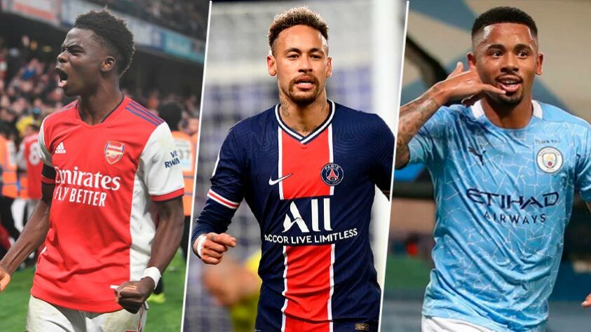 No Arsenal, Neymar também poderia jogar no lado esquerdo, onde atua Gabriel Martinelli, e ser a peça de mais qualidade e mais experiência dentro de uma equipe jovem que contará com Gabriel Jesus e Saka no ataque