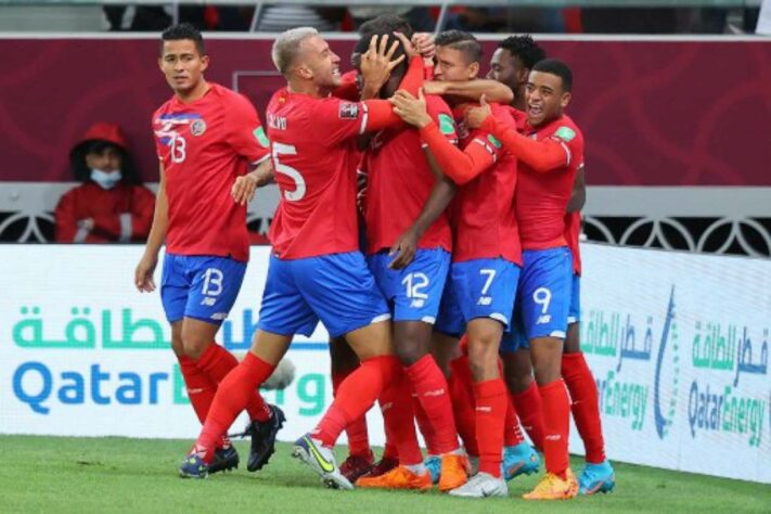 Costa Rica: chance de oitavas: 19,8% / chance de quartas: 6,4% / chance de semifinal: 2,8% / chance de final: 0,8% / chance de ser campeão (se finalista): 32,9%