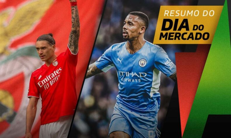 Atacante do Benfica entra na mira do Liverpool e pode receber investida recorde do clube inglês. Gabriel Jesus prepara saída do City e o Arsenal aparece como principal destino. Tudo isso e muito mais no Dia do Mercado!