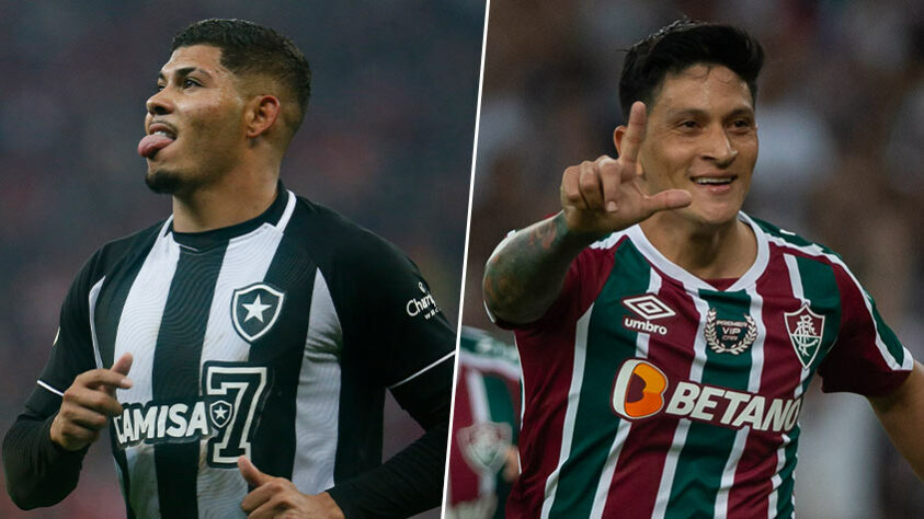 Erison (Botafogo) x Germán Cano (Fluminense)