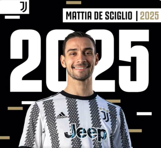 FECHADO - Mattia De Sciglio renovou com a Juventus. O novo contrato do lateral-direito com a Velha Senhora vai até 2025.