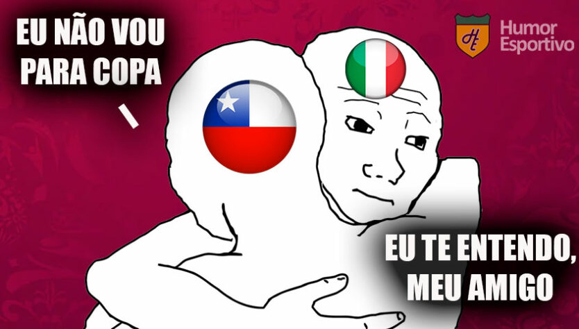 Torcedores fazem memes com episódio envolvendo Chile, Equador e a vaga para Copa do Mundo do Catar.