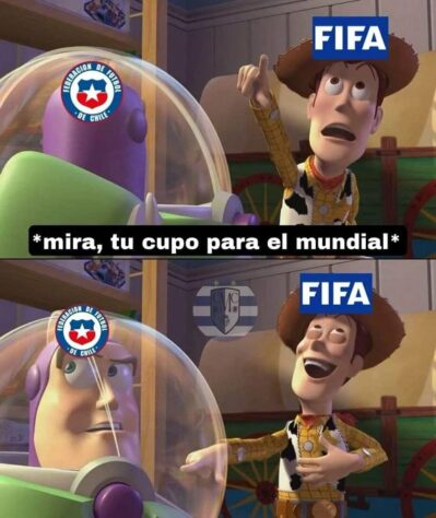 Torcedores fazem memes com episódio envolvendo Chile, Equador e a vaga para Copa do Mundo do Catar.