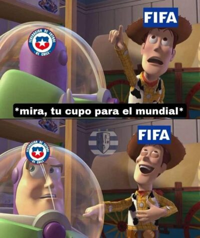 Torcedores fazem memes com episódio envolvendo Chile, Equador e a vaga para Copa do Mundo do Catar.