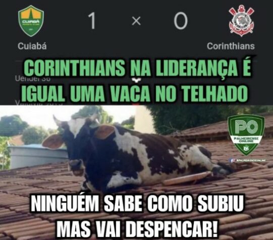 Brasileirão: os melhores memes de Cuiabá 1 x 0 Corinthians