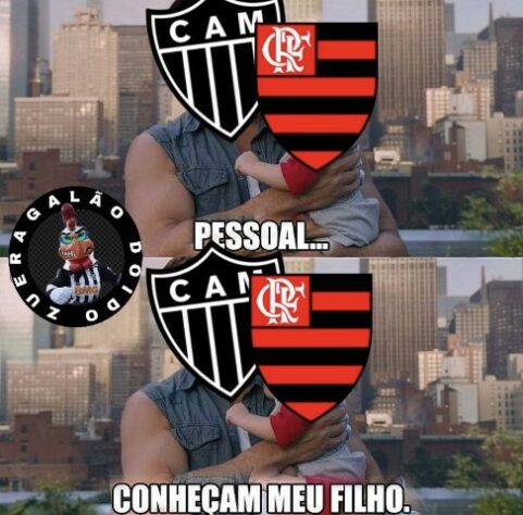 Os melhores memes da vitória do Atlético-MG sobre o Flamengo pelas oitavas de final da Copa do Brasil.