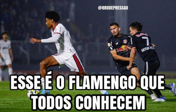 Não importa se estava de costas: lance polêmico de Flamengo x Bragantino  foi pênalti, sim!